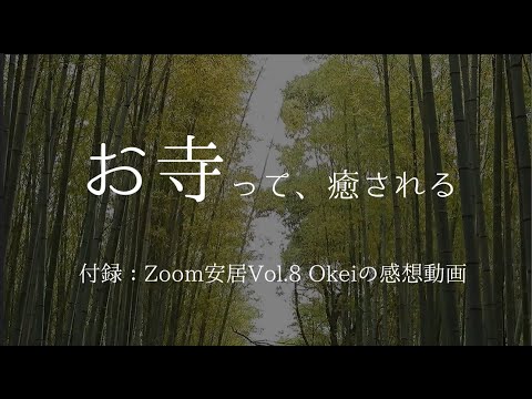 お寺って、いいなぁ！｜『いいお坊さん ひどいお坊さん』の勝桂子がお寺の魅力をとことん語る、第８回Zoom安居「お寺の社会活動、誰の為？」の感想動画